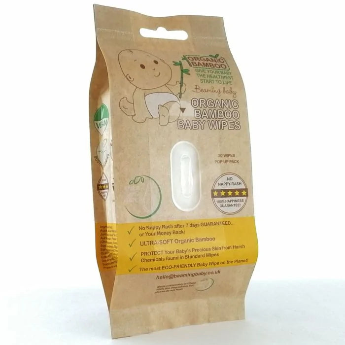 Beaming Baby organic bamboo eco wipes