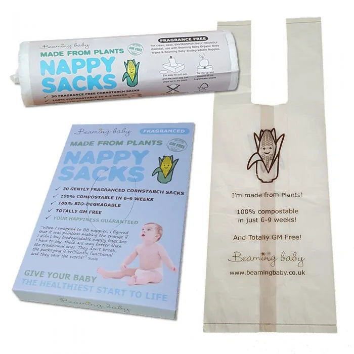 Corn starch nappy sacks