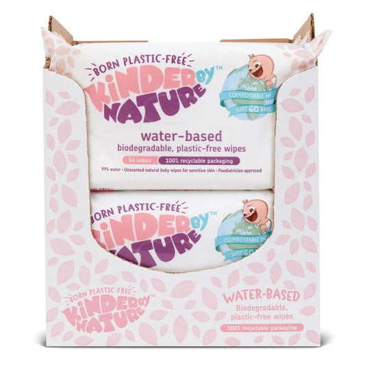 Kinder by Nature eco wipes - water based