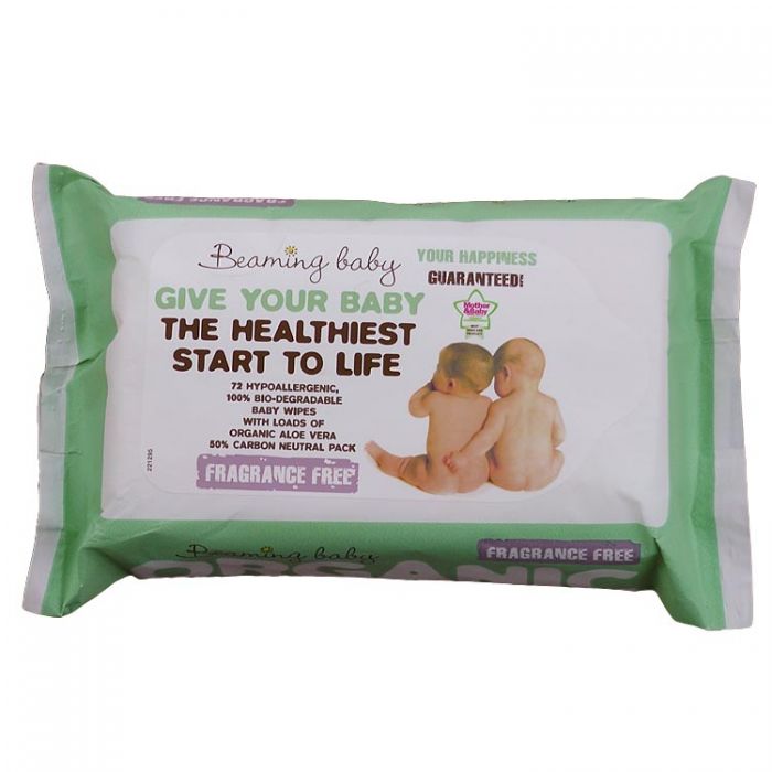 Environmentally friendly baby wipes