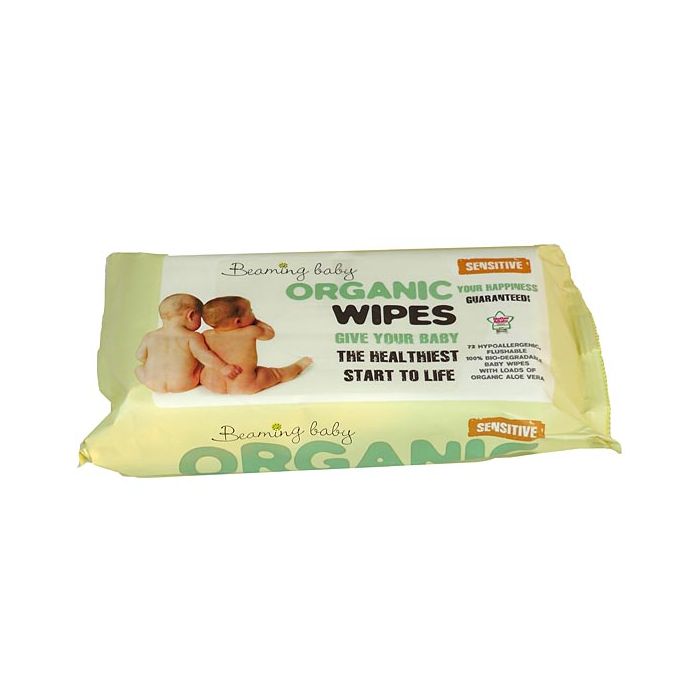 Environmentally friendly baby wipes
