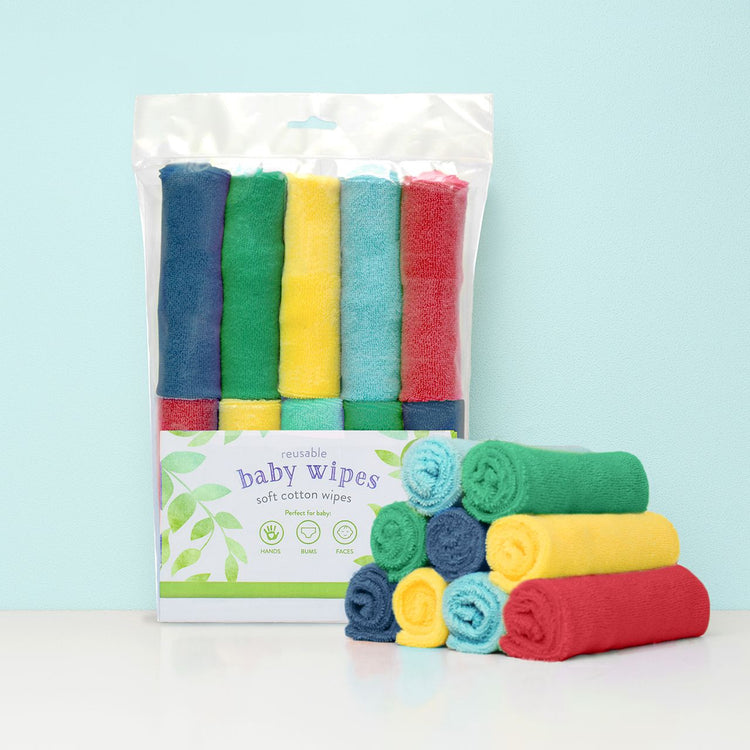 Bambino Mio reusable baby wipes 10 pack