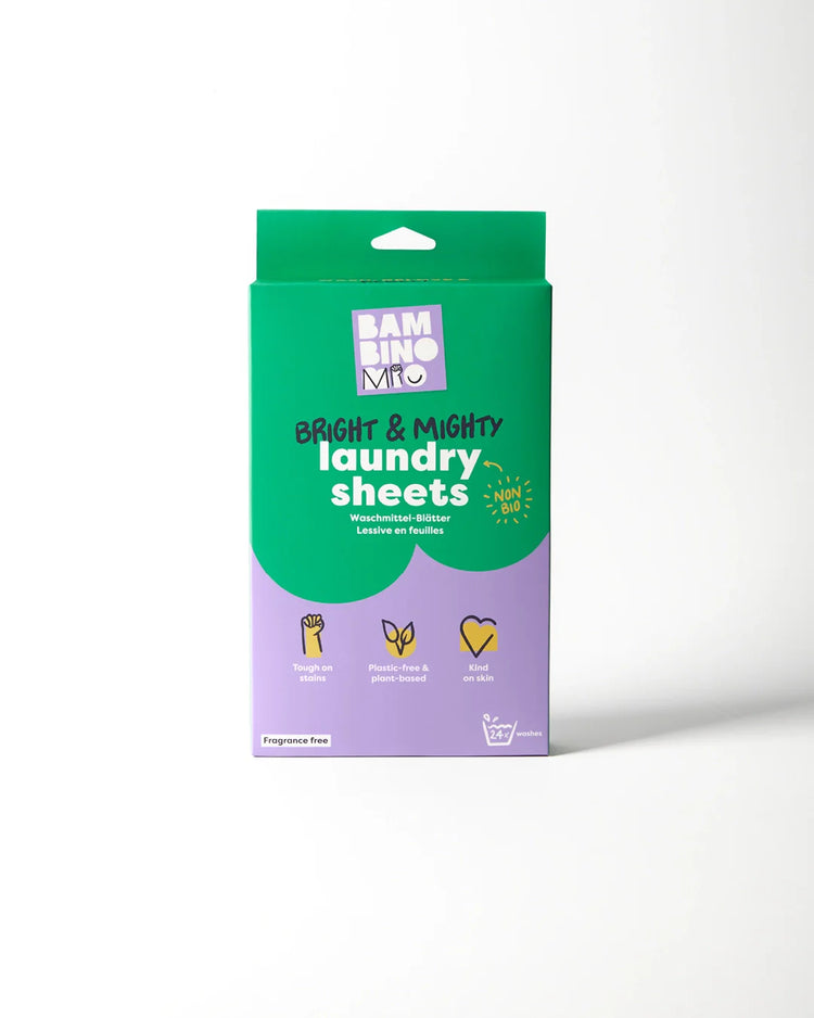 Bright & Mighty Eco-Friendly Laundry Sheets