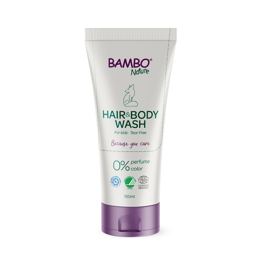 Bambo organic baby hair and body wash