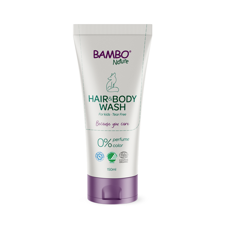 Bambo organic baby hair and body wash