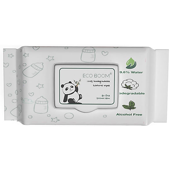 Eco Boom bamboo wet wipes