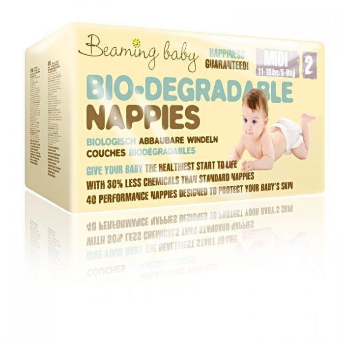 Eco friendly disposable nappies - size 2
