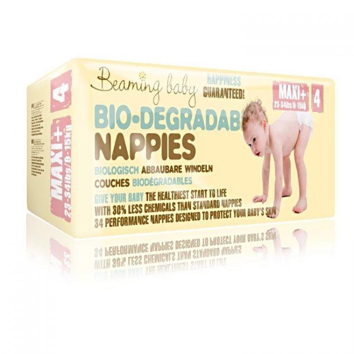 Biodegradable nappies - size 4 
