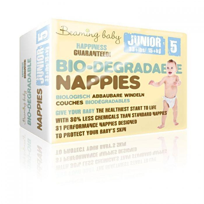 Biodegradable nappies - size 5 