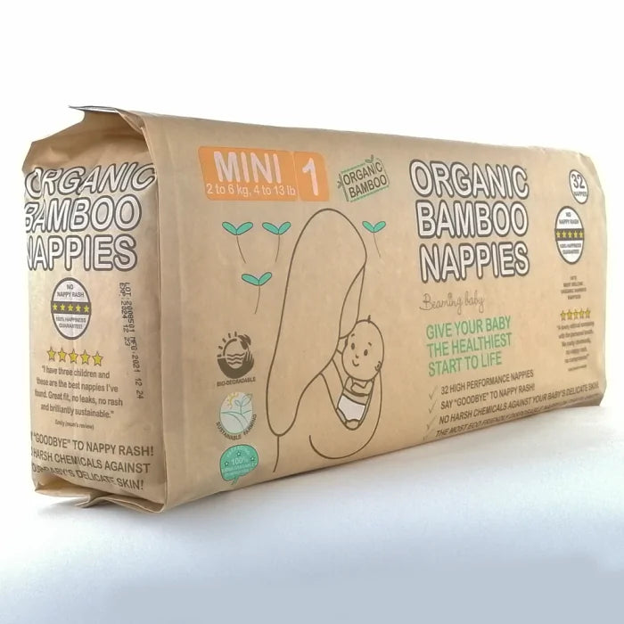 Beaming Baby organic bamboo nappies