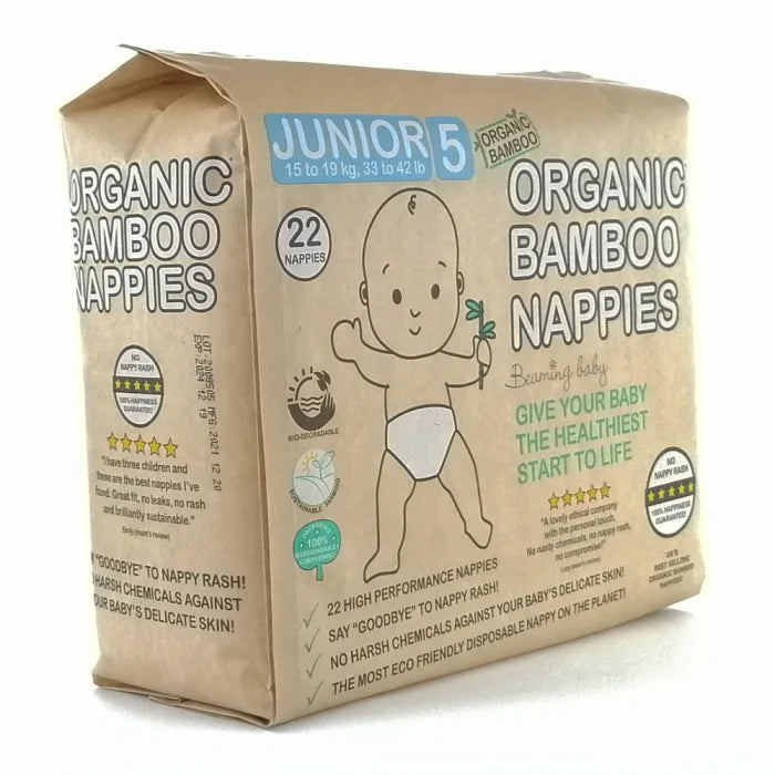 Beaming Baby organic bamboo nappies