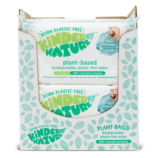 Kinder by Nature eco wipes - plant based